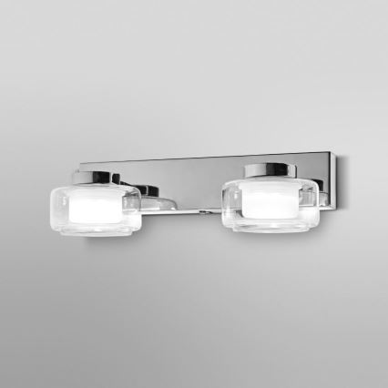 Ledvance - LED Аплик за баня ORBIS FLAME 2xLED/5,5W/230V 3000/4000K IP44 хром