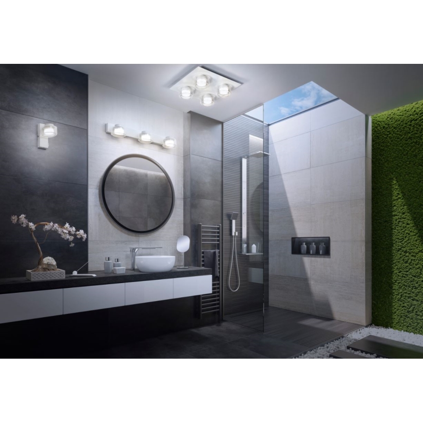 Ledvance - LED Аплик за баня ORBIS FLAME 3xLED/5,5W/230V 3000/4000K IP44 бял