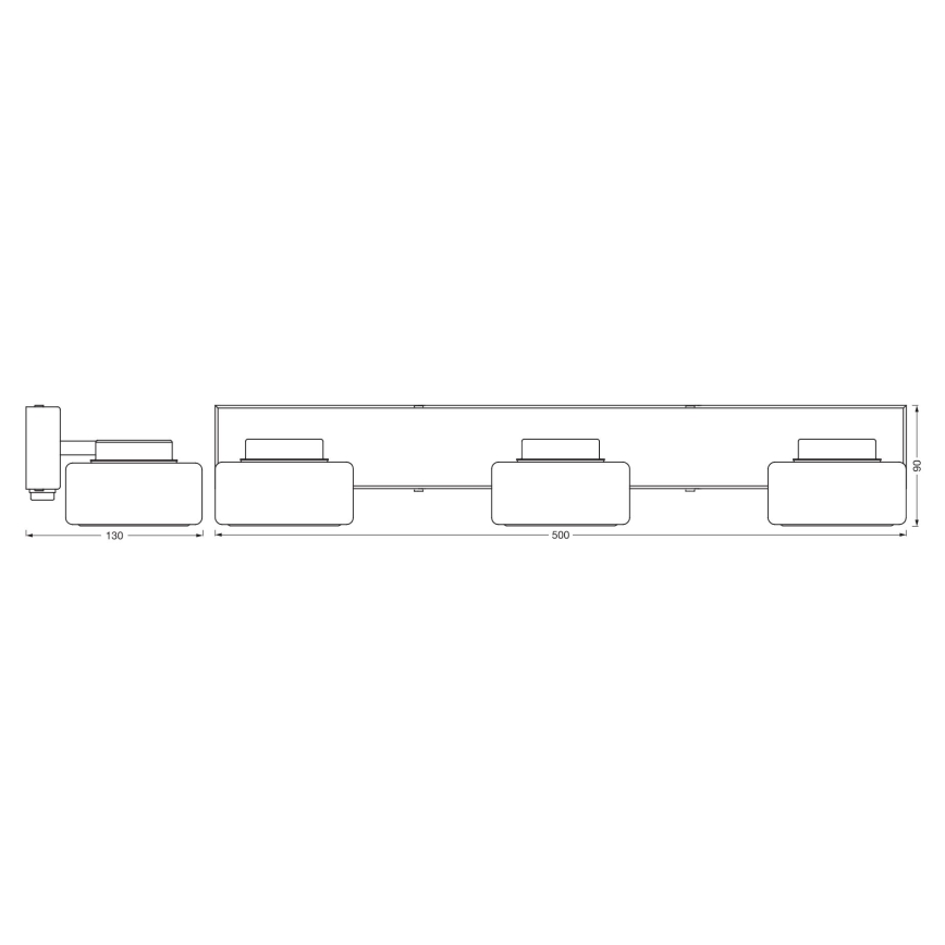 Ledvance-LED Аплик за баня ORBIS FLAME 3xLED/5,5W/230V IP44 хром