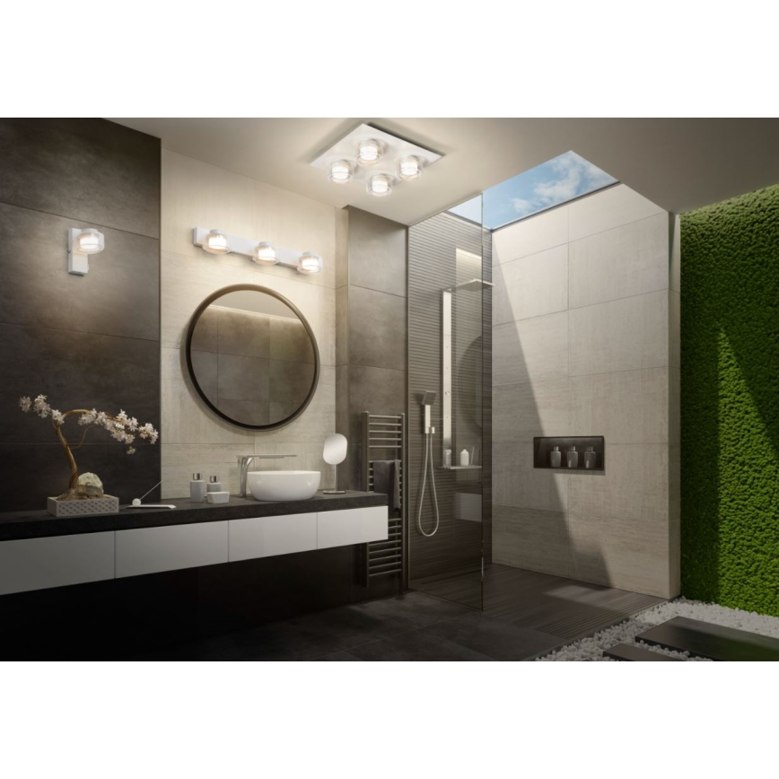 Ledvance - LED Аплик за баня ORBIS FLAME LED/5,5W/230V 3000/4000K IP44 бял
