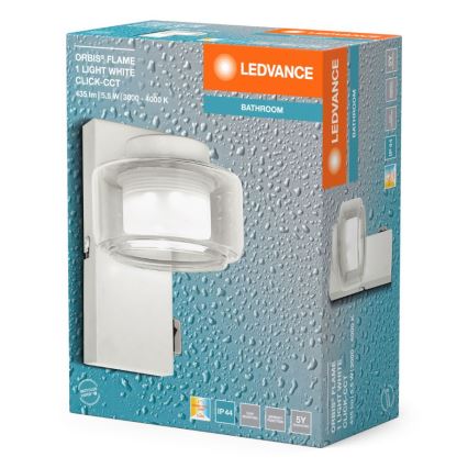 Ledvance - LED Аплик за баня ORBIS FLAME LED/5,5W/230V 3000/4000K IP44 бял
