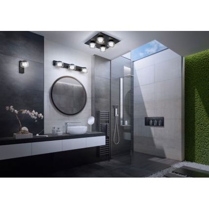Ledvance - LED Аплик за баня ORBIS FLAME LED/5,5W/230V 3000/4000K IP44 черен