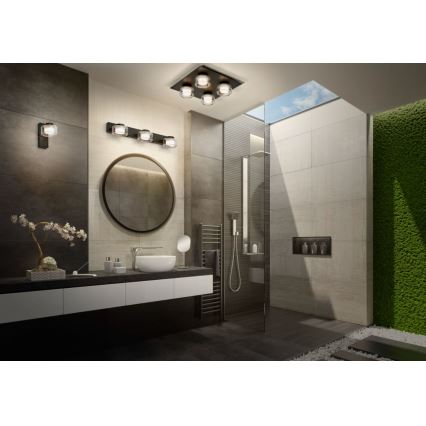 Ledvance - LED Аплик за баня ORBIS FLAME LED/5,5W/230V 3000/4000K IP44 черен