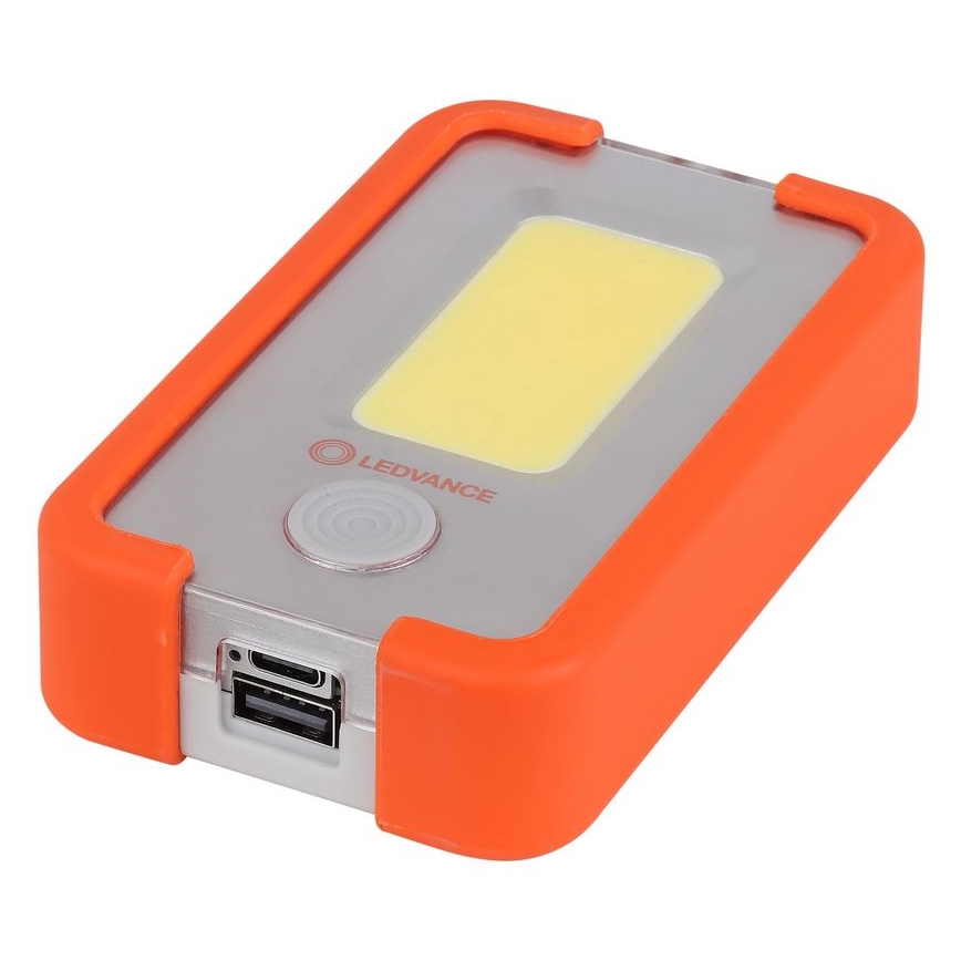 Ledvance - LED Акумулаторно фенерче със захранваща батерия FLASHLIGHT LED/4W/5V 3000mAh IPX2