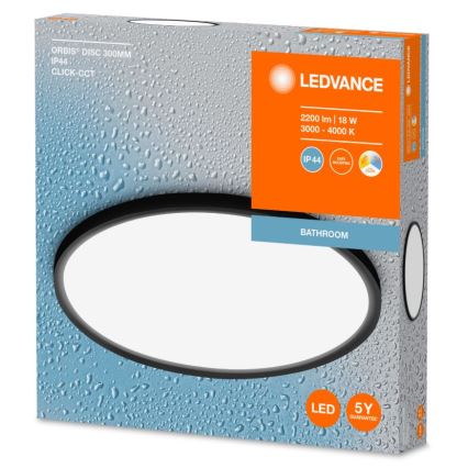 Ledvance - LED таванно осветително тяло за баня DISC LED/18W/230V 3000/4000K IP44