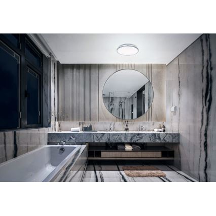 Ledvance - LED таванно осветително тяло за баня DISC LED/18W/230V 3000/4000K IP44