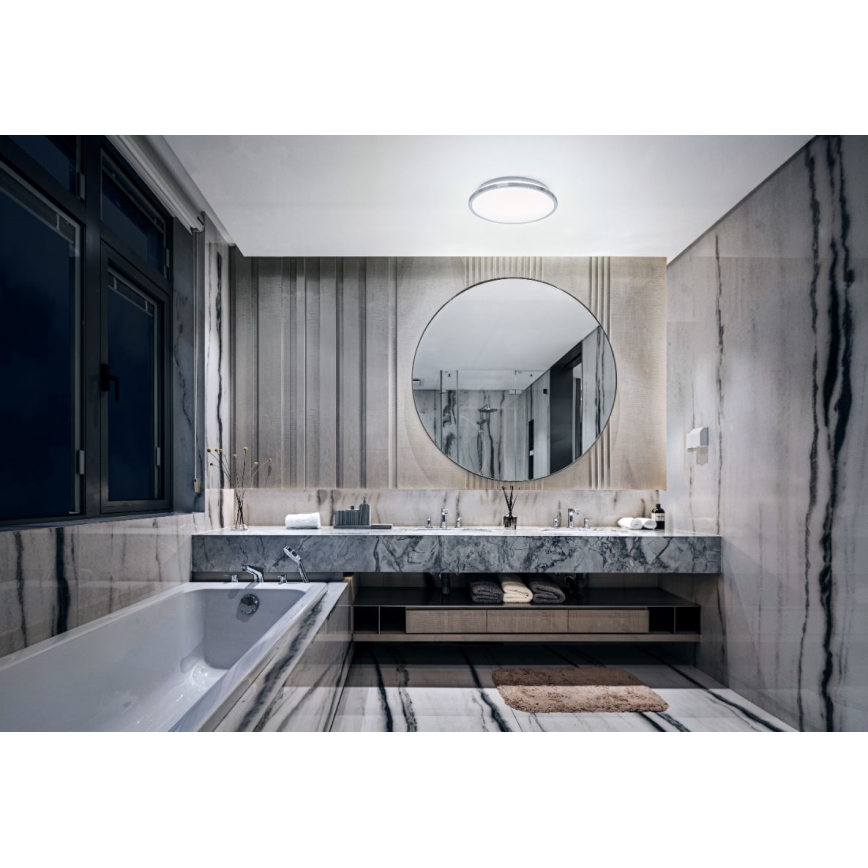 Ledvance - LED таванно осветително тяло за баня DISC LED/18W/230V 3000/4000K IP44