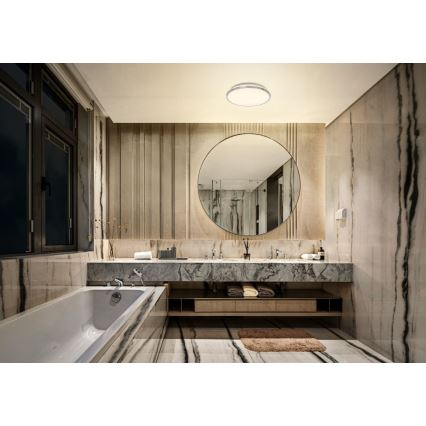 Ledvance - LED таванно осветително тяло за баня DISC LED/18W/230V 3000/4000K IP44