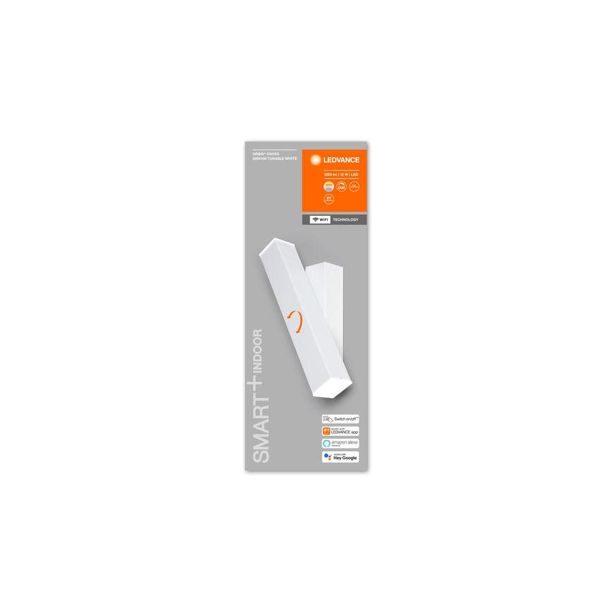 Ledvance - LED Димируем аплик SMART+ CROSS 2xLED/6W/230V 3000-6500K Wi-Fi