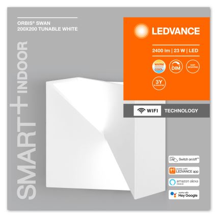 Ledvance - LED Димируем аплик SMART+ SWAN LED/23W/230V 3000-6500K Wi-Fi