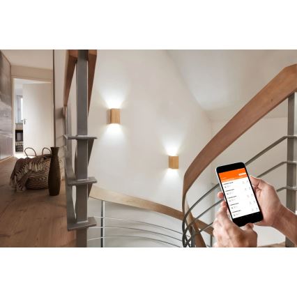 Ledvance - LED Димируем аплик SMART+ WOOD LED/12W/230V 3000-6500K Wi-Fi