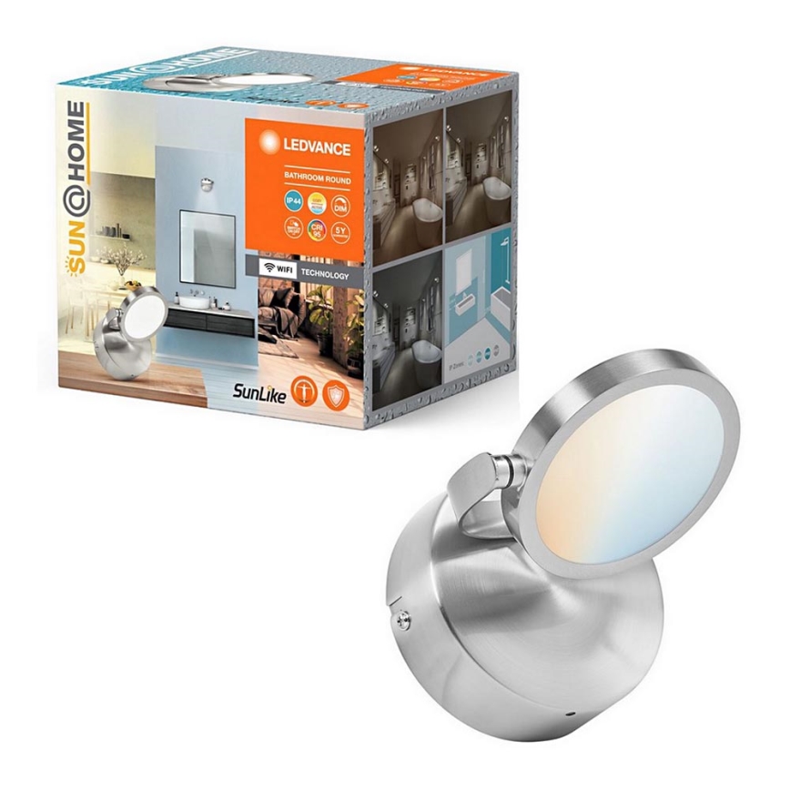 Ledvance - LED Димируем баня спот SUN@HOME LED/7,5W/230V 2200-5000K CRI 95 Wi-Fi IP44
