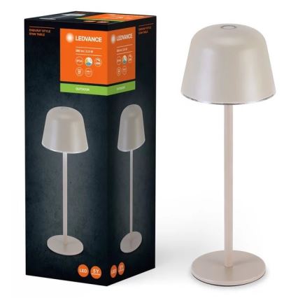 Ledvance - LED Димируем екстериорен rechargeable лампа TABLE LED/2,5W/5V IP54 бежов