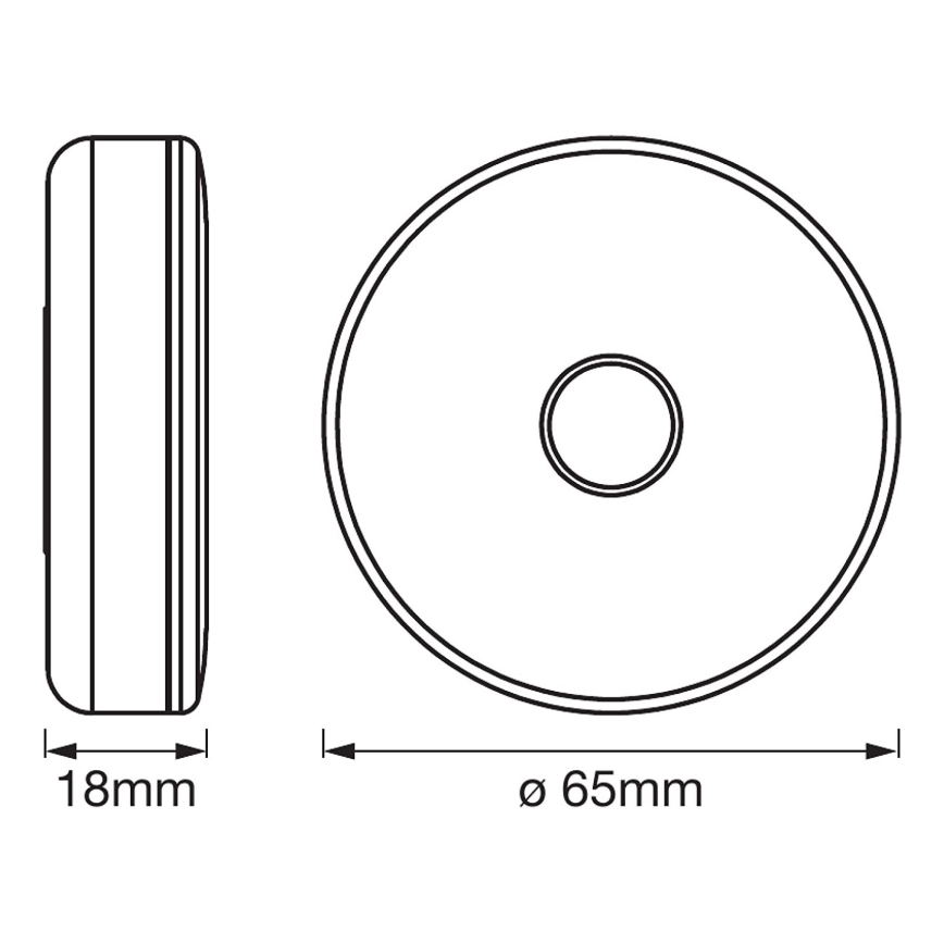 Ledvance - LED Димируем ориентация лампа DOT-IT LED/0,45W/5V 500 mAh
