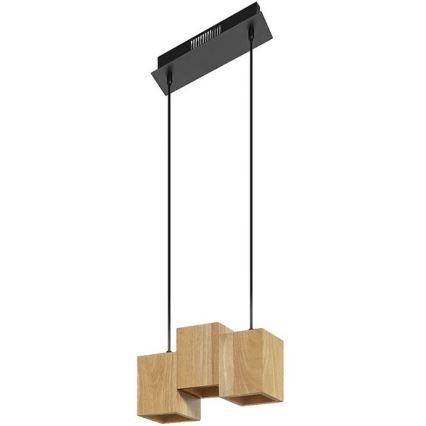 Ledvance - LED Димируем пендел DECOR WOOD 3xLED/7W/230V Wi-Fi