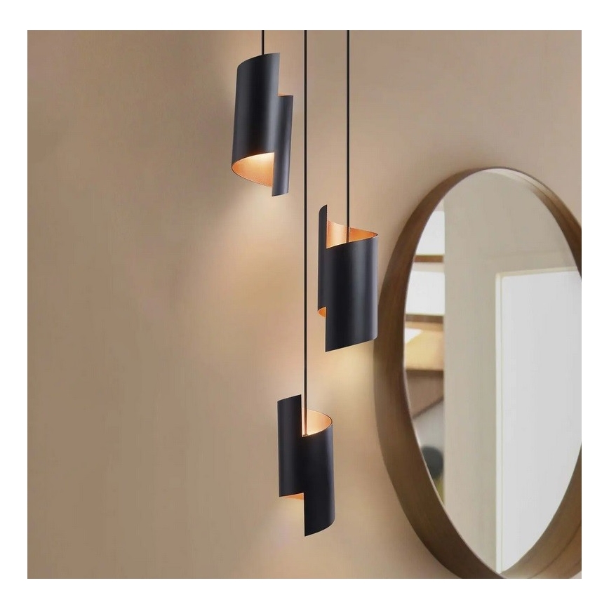 Ledvance - LED Димируем пендел SMART+ DECOR 3xLED/8W/230V черен Wi-Fi