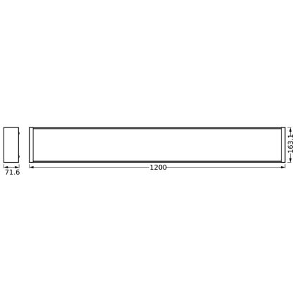 Ledvance - LED Димируем плафон OFFICE LINE LED/40W/230V 120 см + дистанционно управление