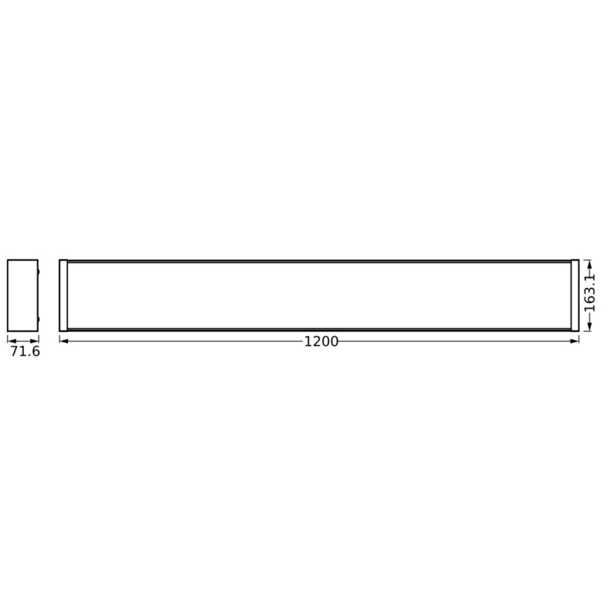 Ledvance - LED Димируем плафон OFFICE LINE LED/40W/230V 120 см + дистанционно управление