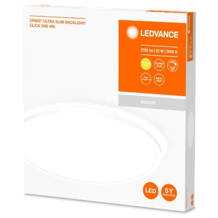 Ledvance - LED Димируем плафон ORBIS LED/22W/230V бял