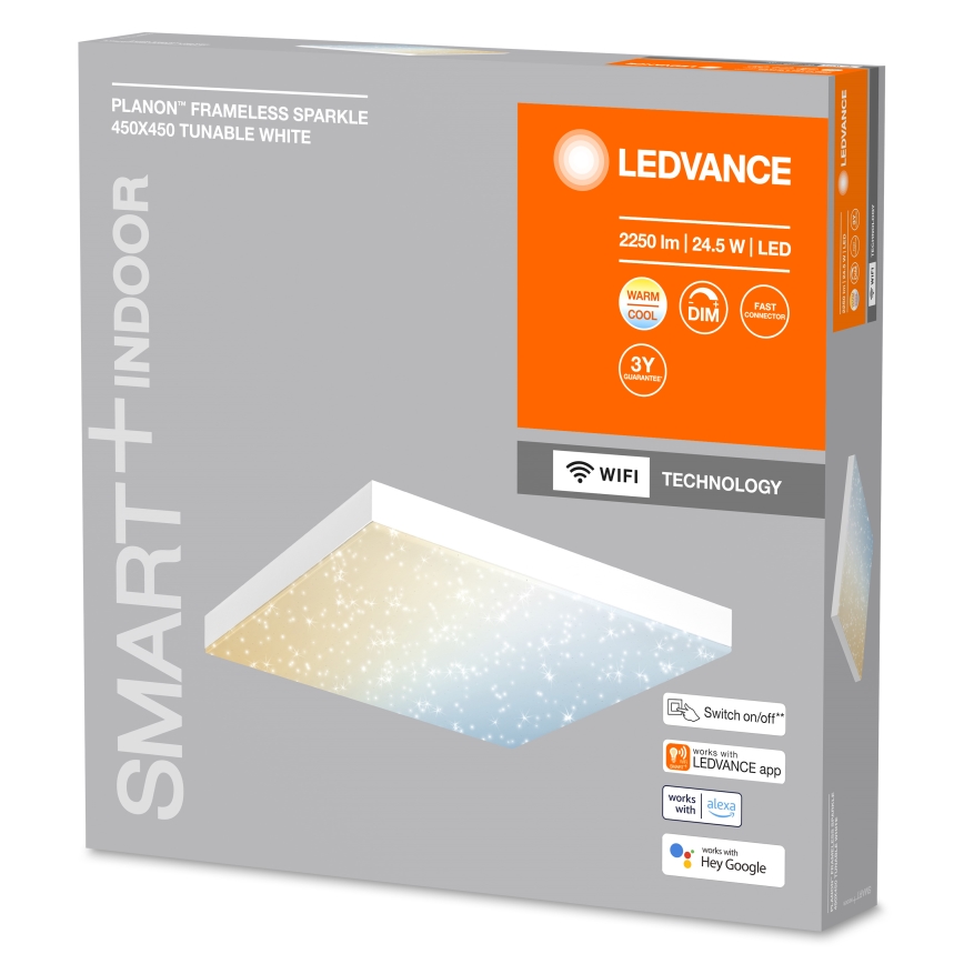 Ledvance -LED Димируем плафон SMART+ FRAMELESS LED/24,5W/230V 3000-6500K Wi-Fi