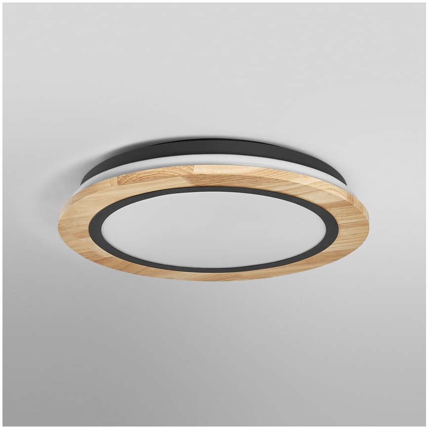 Ledvance - LED Димируем плафон SMART+ ORBIS WOOD LED/24W/230V 2700-6500K дъб Wi-Fi