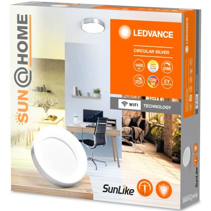 Ledvance-LED Димируем плафон SUN@HOME CIRCULAR LED/18,5W/230V Wi-Fi