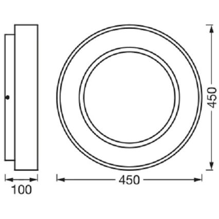 Ledvance-LED Димируем плафон SUN@HOME CIRCULAR LED/18,5W/230V Wi-Fi