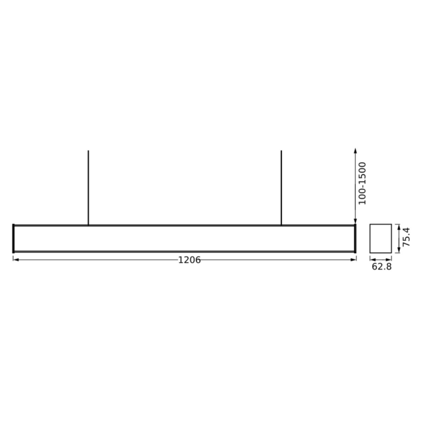 Ledvance - LED Димируем пендел SUN@HOME LED/50W/230V 2200-5000K CRI 95 Wi-Fi