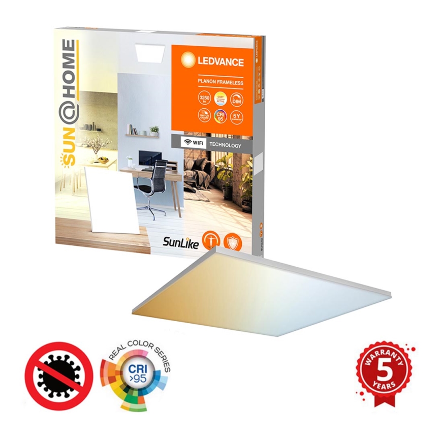 Ledvance - LED Димируем повърхностен панел SUN@HOME LED/35W/230V 2200-5000K CRI 95 Wi-Fi