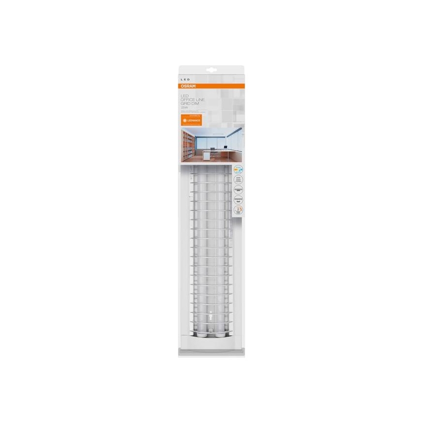 Ledvance - LED Димируем висящ полилей OFFICE LINE 2xLED/12,5W/230V