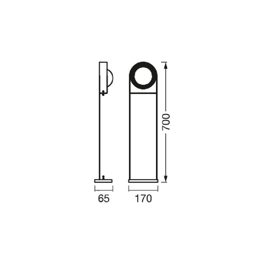 Ledvance - LED Димируема екстериорна лампа SWING LED/6,7W/230V IP44 Wi-Fi