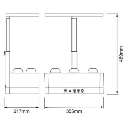 Ledvance - LED Димируема интериорна лампа за растения GARDEN KIT LED/24W/230V