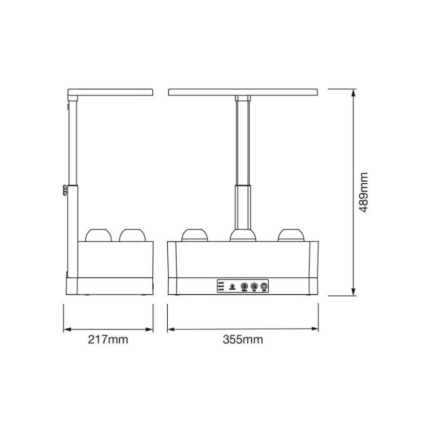 Ledvance - LED Димируема интериорна лампа за растения GARDEN KIT LED/24W/230V