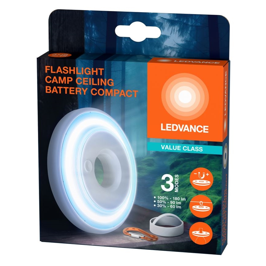 Ledvance - LED Димируема лампа FLASHLIGHT CAMP LED/2,2W/3xAAA