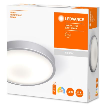 Ledvance - LED Димируема лампа ORBIS LED/17W/230V 2700-6500 + дистанционно