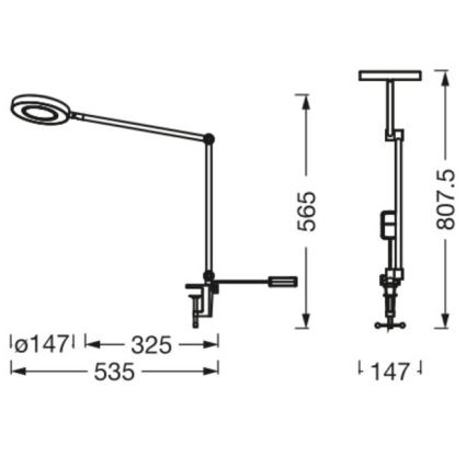 Ledvance - LED Димируема лампа с щипка SUN@HOME LED/15W/230V 2200-5000K CRI 95 Wi-Fi