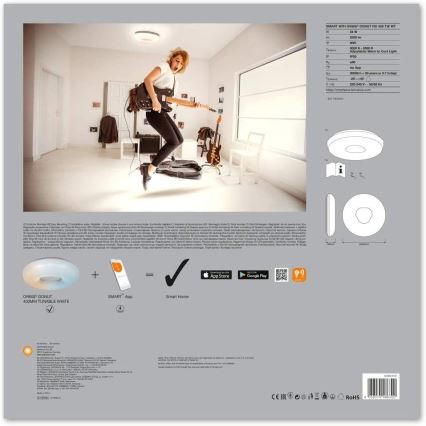 Ledvance - LED Димируема лампа SMART+ DONUT LED/24W/230V 3,000K-6,500K Wi-Fi