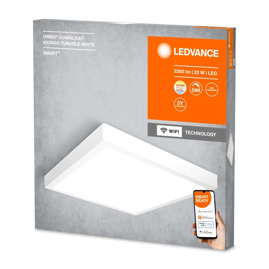 Ledvance - LED Димируема лампа SMART+ DOWNLIGHT LED/22W/230V 3000-6500K Wi-Fi
