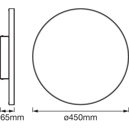 Ledvance - LED Димируема лампа SMART+ FRAMELESS LED/28W/230V 3000-6500К Wi-Fi