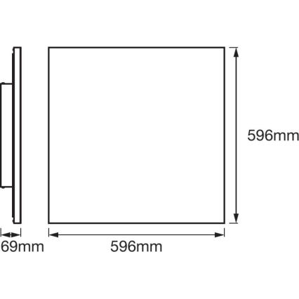 Ledvance - LED Димируема лампа SMART+ FRAMELESS LED/40W/230V 3000K-6500K Wi-Fi