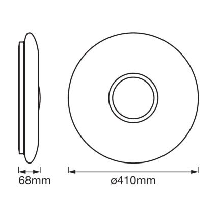 Ledvance - LED Димируема лампа SMART+ KITE LED/24W/230V 3,000K-6,500K Wi-Fi