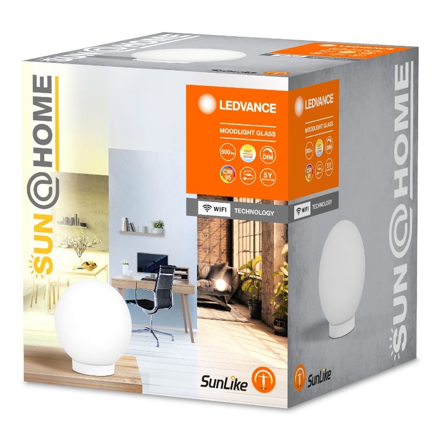 Ledvance - LED Димируема настолна лампа SUN@HOME LED/8,5W/230V 2200-5000K CRI 95 Wi-Fi