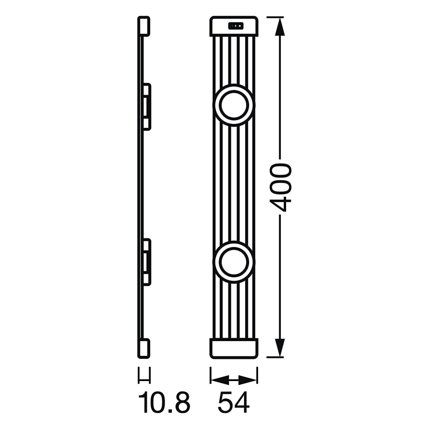 Ledvance - LED Димируема лампа за мебели със сензор LINEAR 2xLED/3,5W/230V