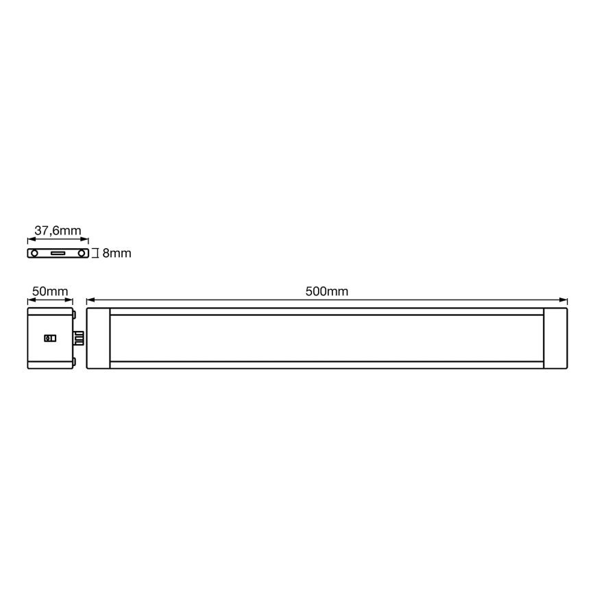 Ledvance - LED Димируема лампа за под кухненски шкаф със сензор CABINET LED/10W/230V 3000K