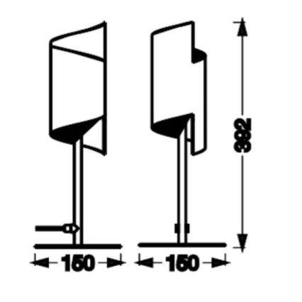 Ledvance - LED Димируема настолна лампа SMART+ DECOR TWIST LED/12W/230V 3000-6500K Wi-Fi бял