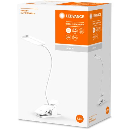 Ledvance - LED Димируема сензорна настолна лампа PANAN LED/5,2W/5V 1000 mAh