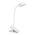 Ledvance - LED димируема сензорна настолна лампа с щипка CYLINDER LED/4,8W/5V 3000-6500K бяла