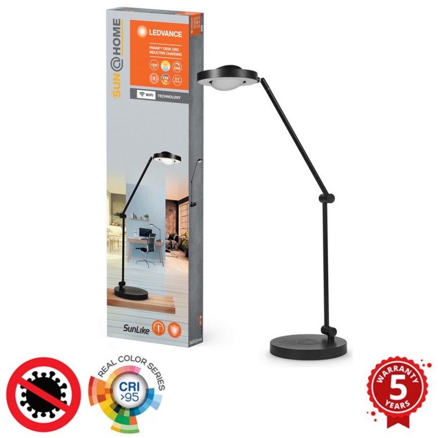 Ledvance - LED Димируема сензорна настолна лампа SUN@HOME LED/20W/230V 2200-5000K CRI 95 Wi-Fi