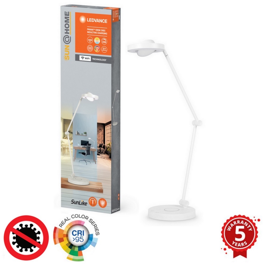 Ledvance - LED Димируема сензорна настолна лампа SUN@HOME LED/20W/230V 2200-5000K CRI 95 Wi-Fi