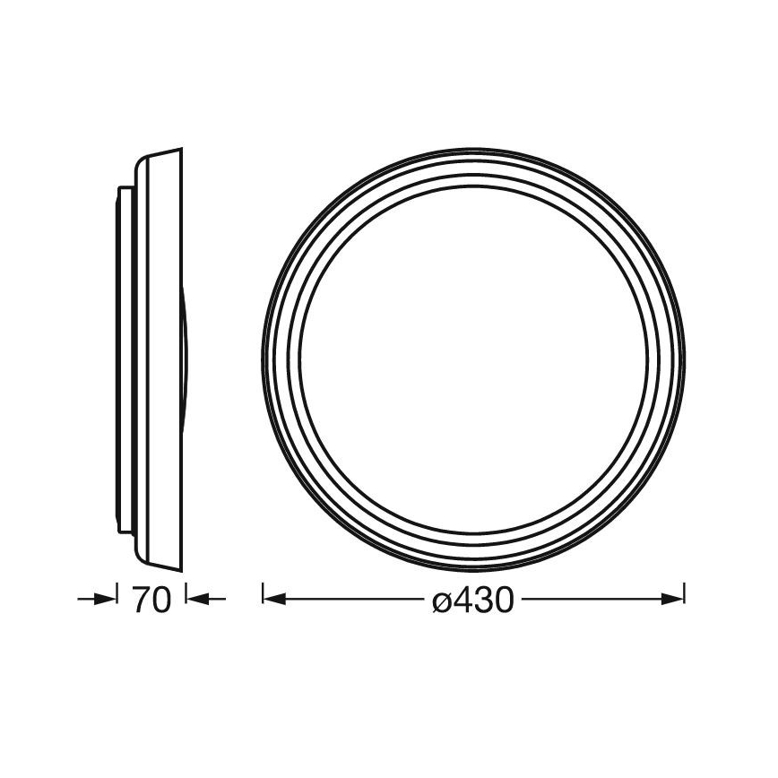 Ledvance - LED регулируемо таванно осветително тяло SUN@HOME ORBIS LED/26W/230V 2200-5000K CRI 95 Wi-Fi